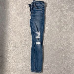 AE ripped jeggings